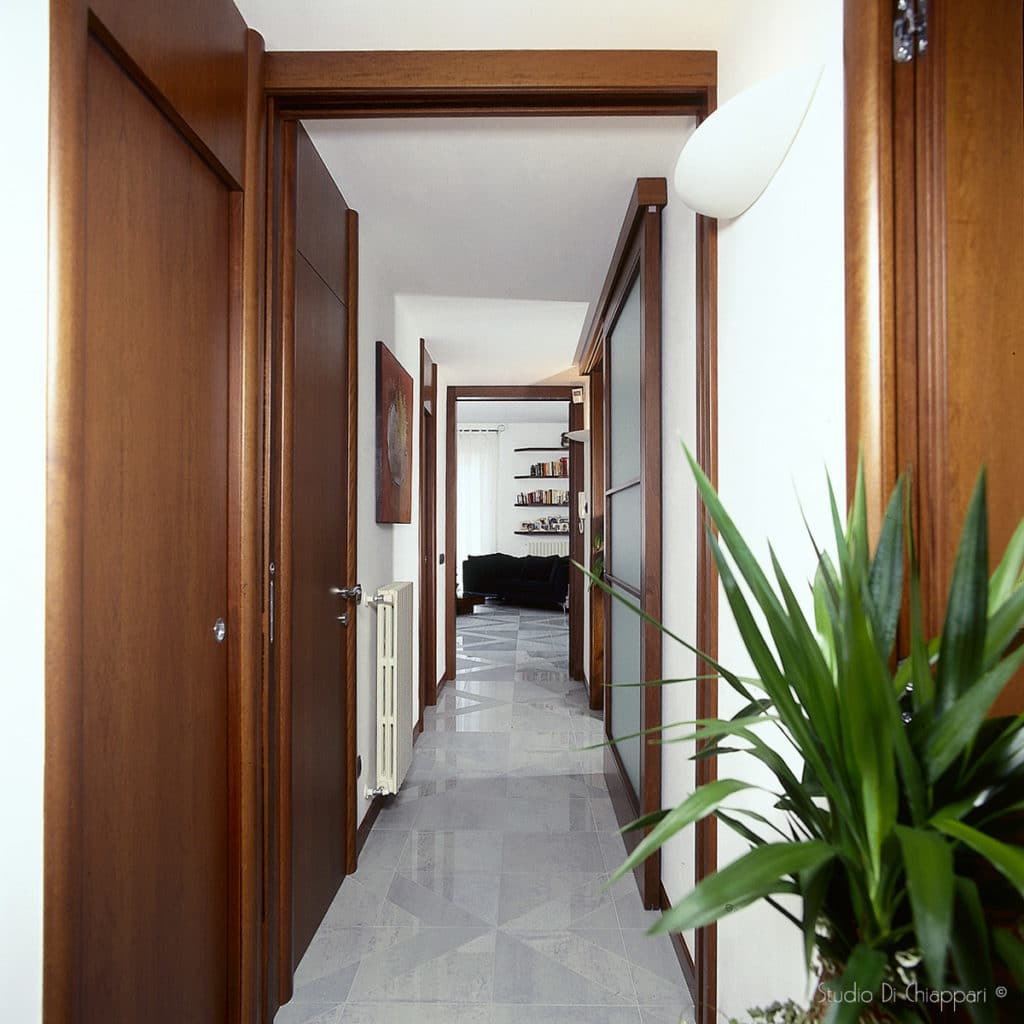 Design di interni_Residenza privata_corridoio