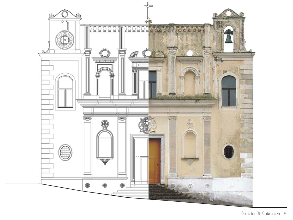 Restauro Chiesa SS Trinità alla montagna spaccata_Rilievo Degrado